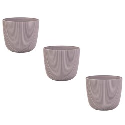 3er-Set ENGELLAND Blumentöpfe Ø10 cm Flieder...