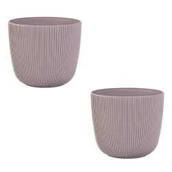 Engelland 2er-Set Blumentopf Ø 21 cm Flieder...