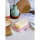 2x Hochwertige Stapelbare Butterdose mit Verschluss, Plastik-box-dose, Perfekte Ordnung im Kühlschrank BPA-Frei Mehrzweck rosa