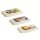 Stapelbares 3er Aufschnittbox Set Farbmix mit Motiv – 25 × 17 × 3,3 cm, BPA freier Kunststoff, Mikrowellen  & Gefriergeeignet