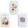 3er Aufschnittbox Set Farbmix Weiß 25×17×3,3 cm BPA‑frei mikrowellen- & gefriergeeignet