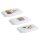 3er Aufschnittbox Set Farbmix Weiß 25×17×3,3 cm BPA‑frei mikrowellen- & gefriergeeignet