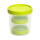 3er Vorrats-dose mit Deckel Set Frischhalte-dose Aufbewahrungs-dose Müsli-Dose Gewürz-dose Aufbewahrung rund Kunststoff BPA-frei grün