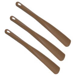 3er Set Schuhlöffel 34 cm Braun – stabile...