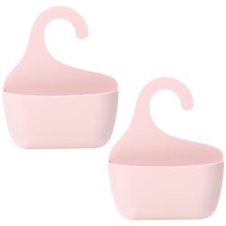 2er Set Badkorb mit Haken – Duschregal &...