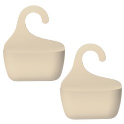 2x Badkorb mit Haken – Duschregal & Utensilo...