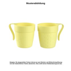 ENGELLAND Kunststoffbecher 330 ml Gelb –...