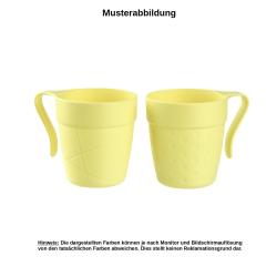 Kunststoffbecher Trinkbecher aus Kunststoff Kinderbecher Kaffeebecher Gelb