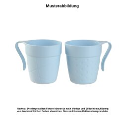 ENGELLAND Kunststoffbecher 330 ml Hellblau –...