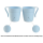 Kunststoffbecher Trinkbecher aus Kunststoff Kinderbecher Kaffeebecher Hellblau