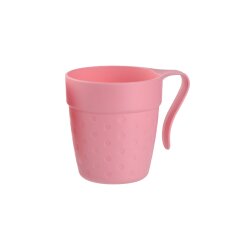 ENGELLAND Kunststoffbecher 330 ml Rosa –...