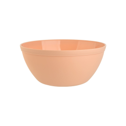 1x Schale Müslischale Dessertschale Salatschale Suppenschale Reisschale Bowl in Farbe apricot aus Kunststoff BPA-frei groß 900 ml