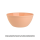 1x Schale Müslischale Dessertschale Salatschale Suppenschale Reisschale Bowl in Farbe apricot aus Kunststoff BPA-frei groß 900 ml