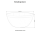 1x Schale Müslischale Dessertschale Salatschale Suppenschale Reisschale Bowl in Farbe weiß aus Kunststoff BPA-frei groß 900 ml