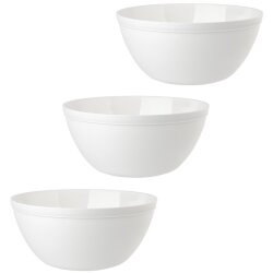 ENGELLAND 3-teiliges Müslischalen-Set Weiß 900...