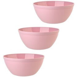 ENGELLAND 3er Müslischalen-Set Rosa 900 ml,...
