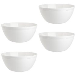 ENGELLAND 4 teiliges Müslischalen Set Weiß...