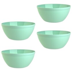 ENGELLAND 4 teiliges Müslischalen Set Mint 900 ml je...