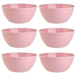 ENGELLAND 6er Müslischalen-Set Rosa 900 ml,...