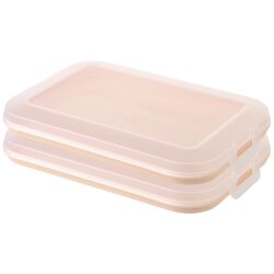 ENGELLAND 2er Set Frischhaltedosen Apricot...