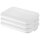 ENGELLAND 3er Set Frischhaltedosen Weiß 25×17×3,5 cm – BPA-frei, stapelbar, ideal für Vorrat & Küche
