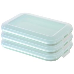 ENGELLAND 3er Set Frischhaltedose Mint – stapelbare...