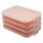 ENGELLAND 4er Set Frischhaltedose Apricot – stapelbare Vorratsboxen 25×17×3,5 cm, BPA frei, mikrowellen  & gefriergeeignet