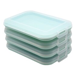 ENGELLAND 4er Set Frischhaltedose Mint – stapelbare...