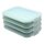 ENGELLAND 4er Set Frischhaltedose Mint – stapelbare Vorratsboxen 25×17×3,5 cm, BPA frei, mikrowellen  & gefriergeeignet