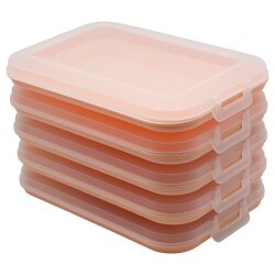 ENGELLAND 5er Set Frischhaltedose Apricot –...