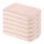 ENGELLAND 6er Set Frischhaltedosen Apricot 25×17×3,5 cm – BPA-frei, stapelbar & mikrowellengeeignet