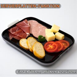 3er Set Frischhaltedosen Farb-Mix 25×17×3,5 cm – BPA-frei