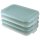 4er Set Frischhaltedosen Mix 25×17×3,5 cm | BPA-frei, mikrowellen- & gefriergeeignet