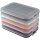 5er Set Frischhaltedosen Mix 25×17×3,5 cm | BPA-frei, mikrowellen- & gefriergeeignet