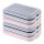 ENGELLAND 6 teiliges Frischhaltedosen Set 25×17×3,5 cm Mix – BPA frei, gefrier  & mikrowellengeeignet, stapelbar für Aufschnitt & Vorrat