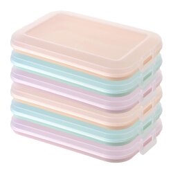 ENGELLAND 6er Frischhaltedosen-Set Rosa, Mint &...