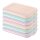 ENGELLAND 6er Frischhaltedosen-Set Rosa, Mint & Apricot 25×17×3,5 cm – BPA-frei, stapelbar & mikrowellen- & gefriergeeignet