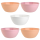 5er Set Schalen Müslischalen Dessertschalen Salatschale Suppenschale Reisschale Bowl bunt aus Kunststoff BPA-frei groß 900 ml
