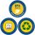 12er Set bunte Kunststoffteller Ø 19 cm – BPA-frei, stapelbar, mikrowellen- & spülmaschinenfest