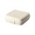 ENGELLAND Lunchbox Beige 0,6 L – BPA-frei, 14×14×5 cm, Klickverschluss, mikrowellen- & spülmaschinenfest