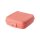 ENGELLAND Lunchbox Lachs – BPA-frei, 0,6 l, 14 x 14 x 5 cm, Klickverschluss, mikrowellen- und spülmaschinengeeignet, wiederverwendbar, ideal für Schule & Büro