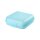 ENGELLAND Lunchbox Türkis – BPA-frei, 0,6 l, 14 x 14 x 5 cm, Klickverschluss, mikrowellen- und spülmaschinengeeignet, wiederverwendbar, ideal für Schule & Büro