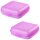 ENGELLAND Lunchbox 2er Set Pink – BPA-frei, 0,6 l, 14×14×5 cm, Klickverschluss, mikrowellen- & spülmaschinengeeignet, wiederverwendbar