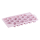 1x Eiswürfelform Eiswürfelschale Ice Tray Kristallform BPA-frei Kunststoff rosa