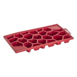 ENGELLAND Eiswürfelform Rot – BPA-frei,...
