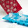 1x Eiswürfelform Eiswürfelschale Ice Tray Kristallform BPA-frei Kunststoff rot