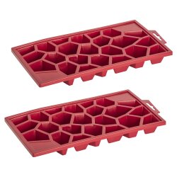 Set 2 x Eiswürfelform Kristallform 23 Würfel...