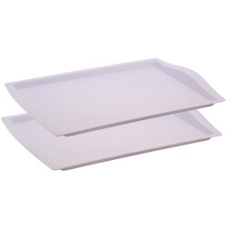 Engelland 2er-Set Serviertabletts 46,5×33 cm...