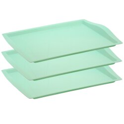 Engelland 3er-Set Serviertabletts 46,5×33 cm...
