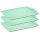 Engelland 3er-Set Serviertabletts 46,5×33 cm – BPA-freier Kunststoff, stapelbar & spülmaschinenfest, Mint